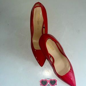Ruby, red nine W. 6 inch heel gently used